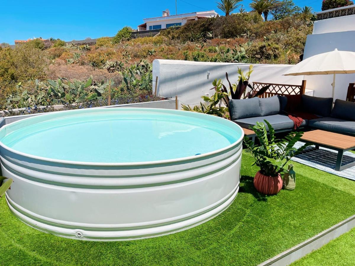 Casa Con Piscina Y Jardin Con Vistas Al Mar Villa Puerto de la Madera Exteriör bild