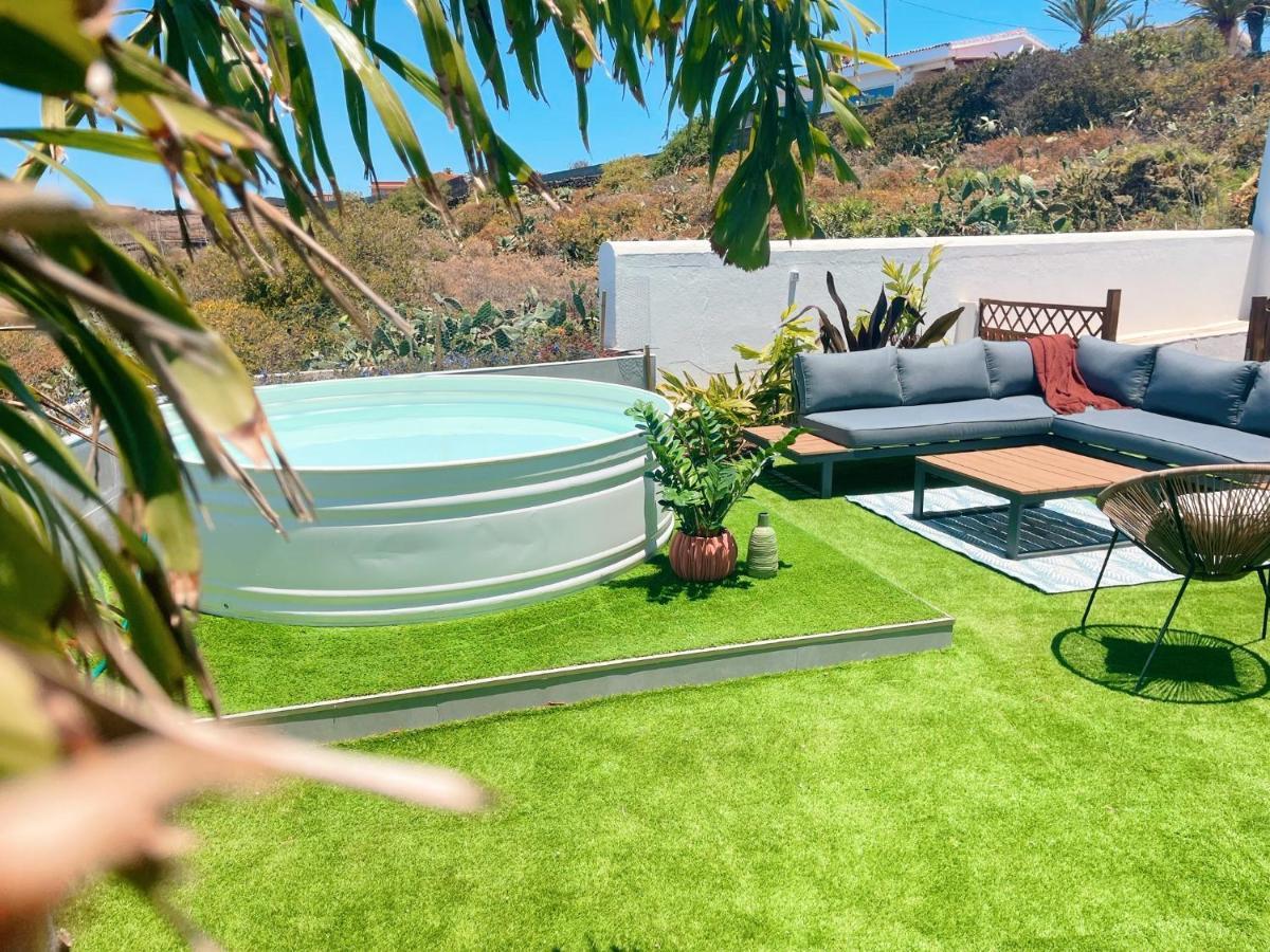 Casa Con Piscina Y Jardin Con Vistas Al Mar Villa Puerto de la Madera Exteriör bild