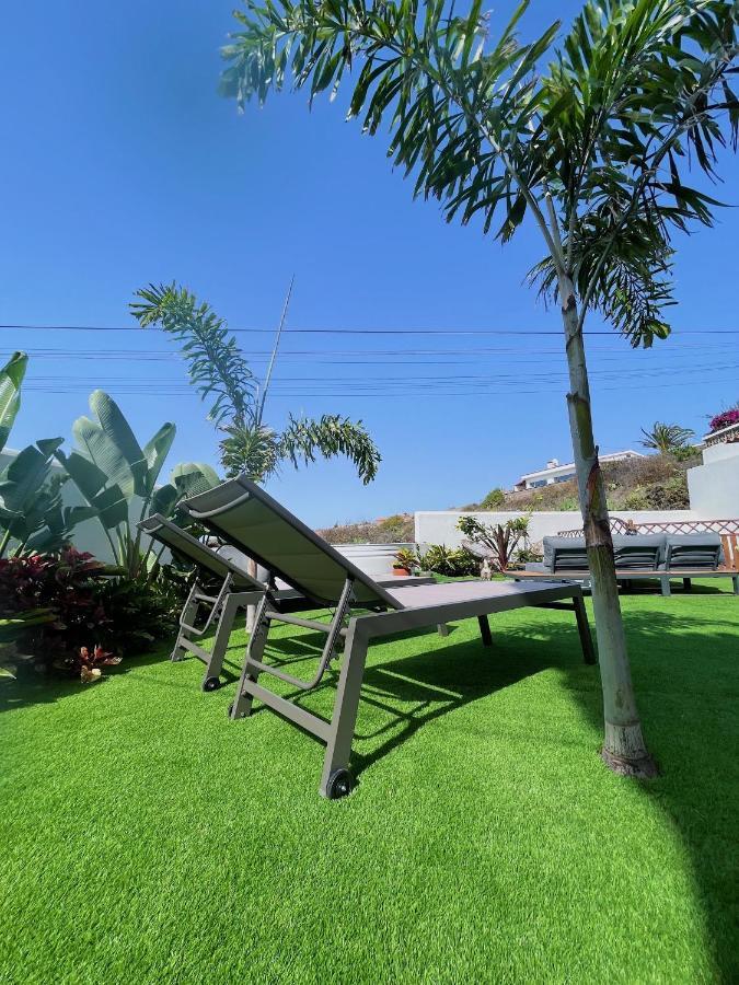 Casa Con Piscina Y Jardin Con Vistas Al Mar Villa Puerto de la Madera Exteriör bild