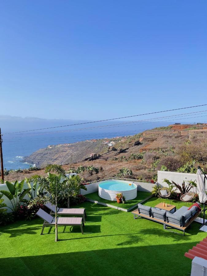 Casa Con Piscina Y Jardin Con Vistas Al Mar Villa Puerto de la Madera Exteriör bild